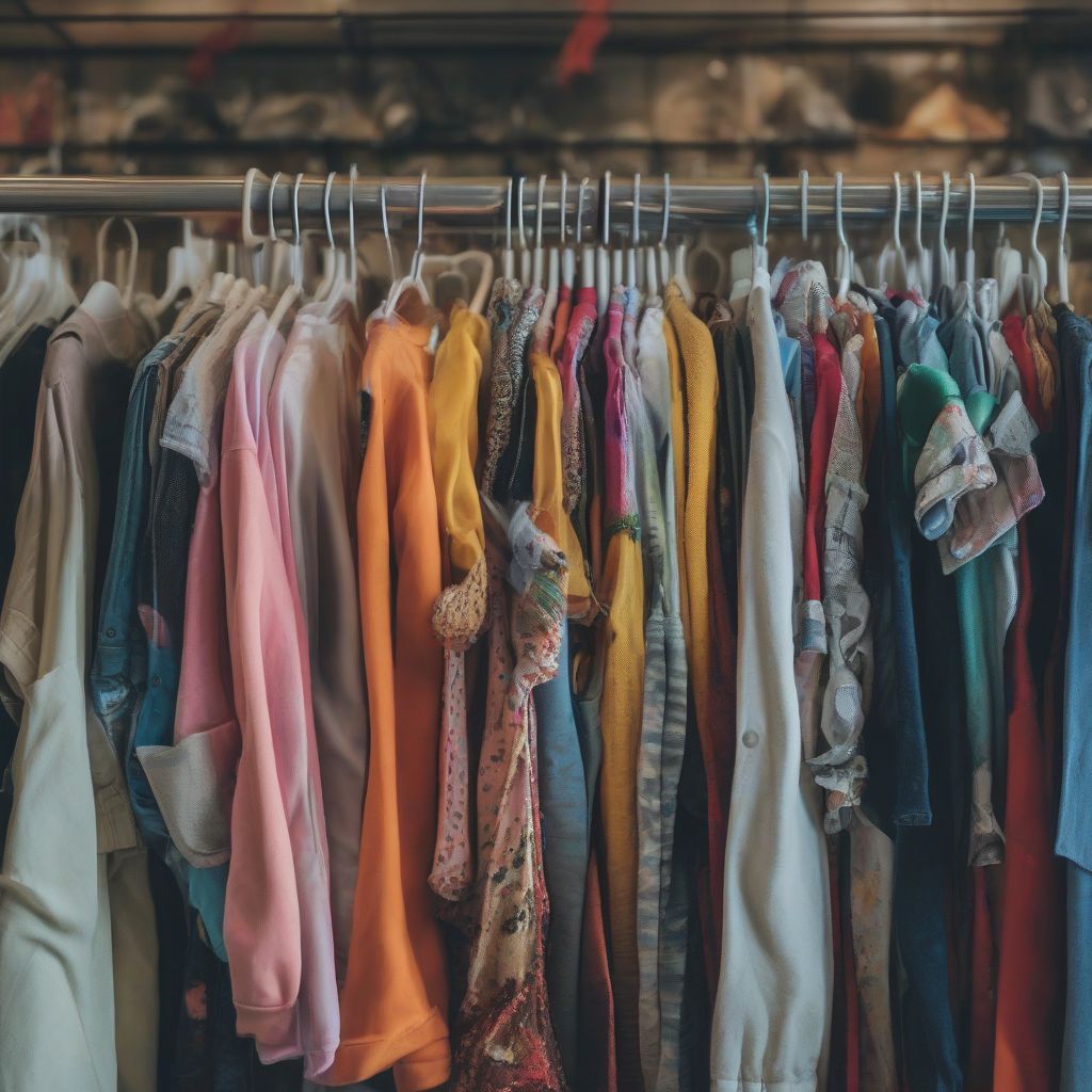 Secondhand Clothing Rack